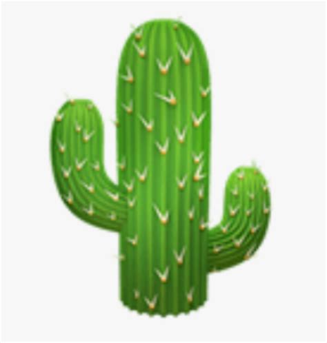 #kaktus #cactus #green #cute #emoji #iphone #applemoji - Transparent ...