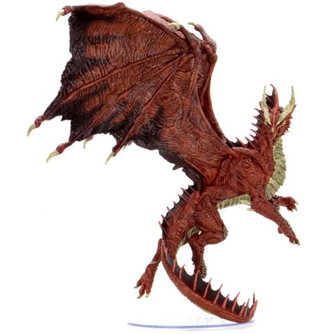 D&D Premium Painted Figure: Adult Red Dragon | Table Top Miniatures ...