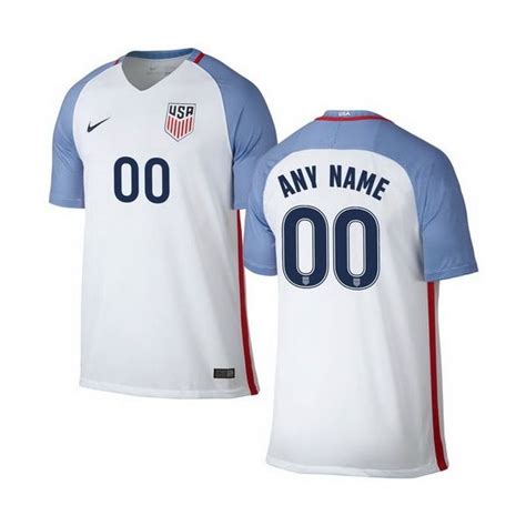 Customized Home Youth Jersey 2016 USA Soccer Team | Usa soccer team ...