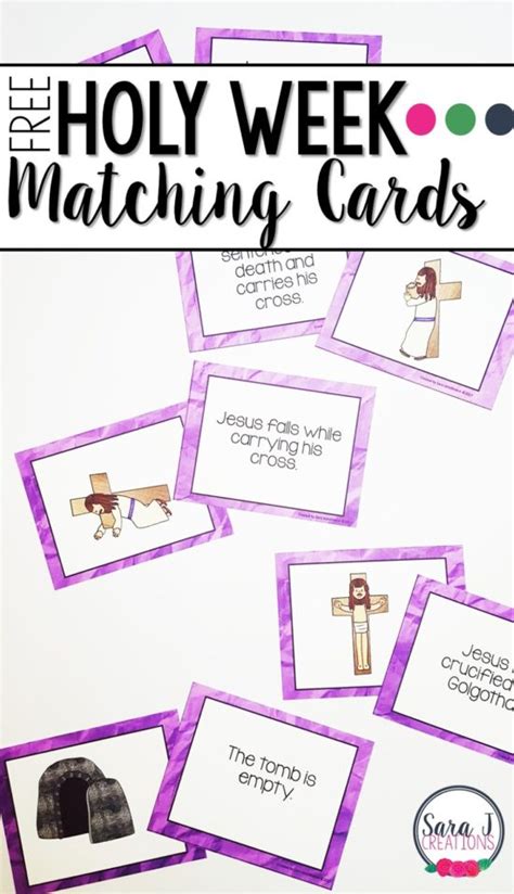 Holy Week Activities Printable