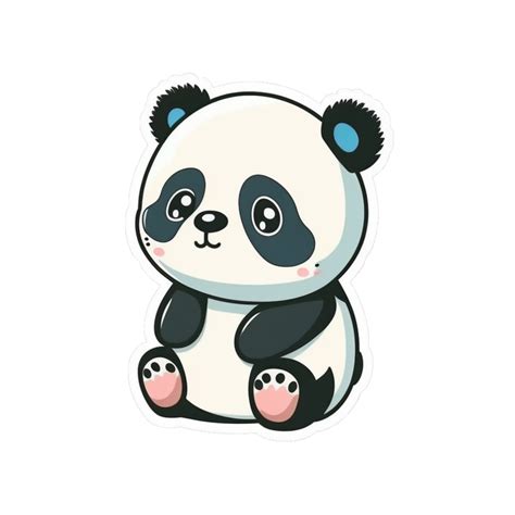 cute adorable panda sticker 22128830 PNG