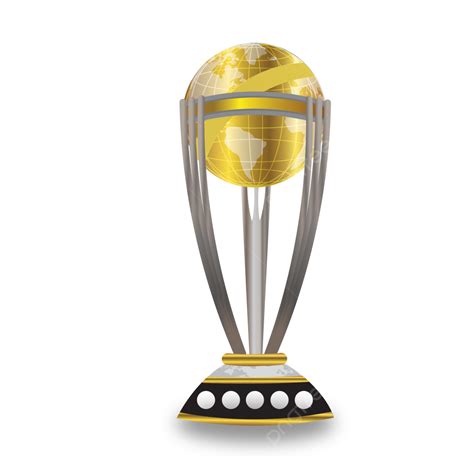 World Cup Trophy Vector Design Images, Icc World Cup Trophy Design ...