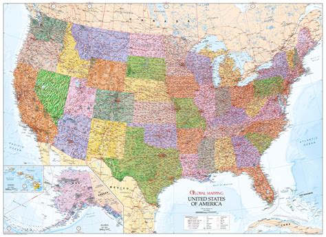 United States Wall Map, Buy Wall Map of USA - Mapworld