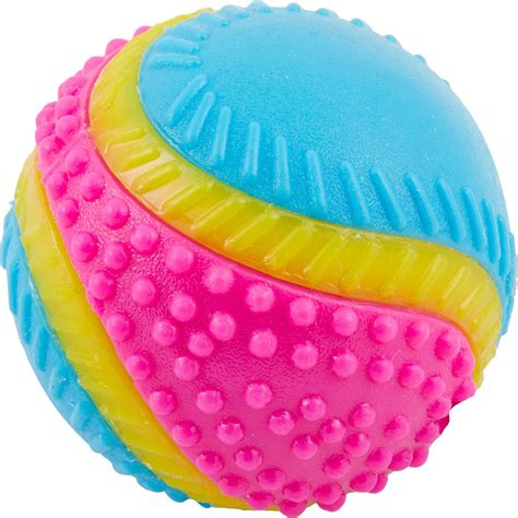 ETHICAL PET Sensory Ball Tough Dog Chew Toy, Color Varies, 3.25-in ...