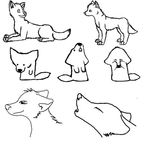 Cute Wolf Images Drawings