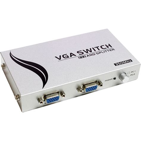 VGA Cables oenbopo 2 in 1 Out VGA Switcher Splitter Data ...