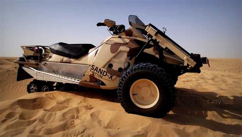 Tracked All-Terrain Vehicle (T-ATV 1200) - (sand-x) | DefenceHub ...