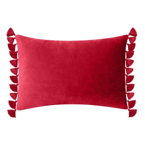 Better Homes & Gardens Feather Filled Tassled Velvet Oblong Decorative ...