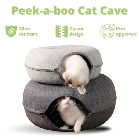 Peekaboo Cat Cave - Cattasaurus