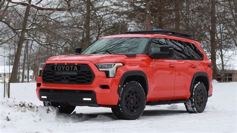 2023 Toyota Sequoia TRD Pro Road Test: Looks Promising, But Struggles ...