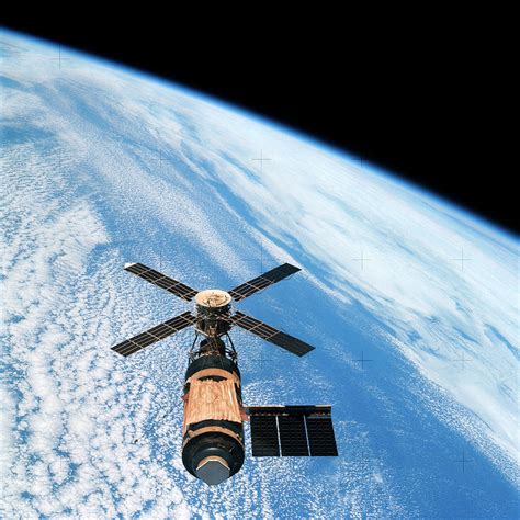 Skylab Space Station In Orbit Photograph by Nasa