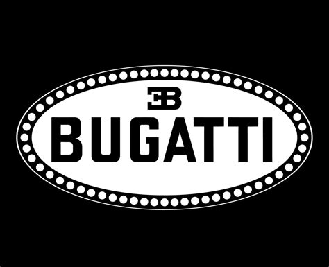 Bugatti Brand Logo Symbol White Design French cars Automobile Vector ...