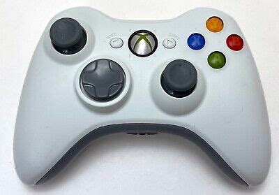 GENUINE Microsoft XBox 360 WHITE Wireless Controller gamepad OFFICIAL ...