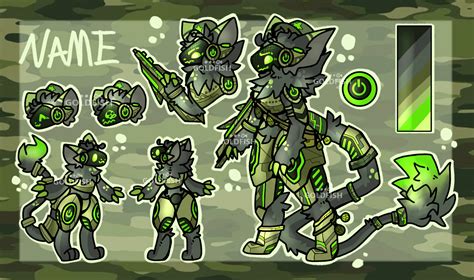 💚Military Proto Adopt!💚 (prices/Info/lore in comments) : r/protogen