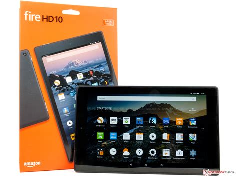 Breve análisis de la tablet Amazon Fire HD 10 (2017) - Notebookcheck ...