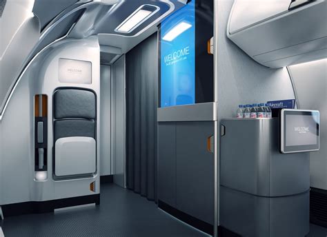 Photos, video: Embraer's E190 E2 jet cabin, interior concept ...