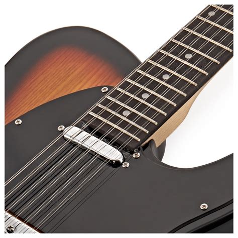 Knoxville Deluxe 12 String Electric Guitar by Gear4music, Sunburst at ...