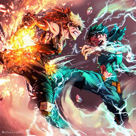 Deku Vs Bakugo Wallpapers - Wallpaper Cave