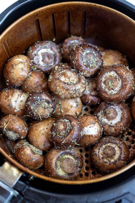 AIR FRYER PARMESAN MUSHROOMS ★ Tasty Air Fryer Recipes