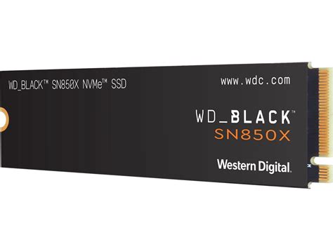 Western Digital BLACK SN850X NVMe M.2 2280 4TB PCI-Express 4.0 x4 3D ...