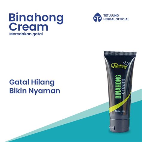 Jual Salep Gatal Cream Binahong 20g Obat Gatal Kulit Kurap, Kutu Air ...