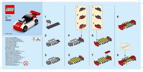 May 2017 LEGO Store Monthly Mini Model Build Race Car Instructions ...