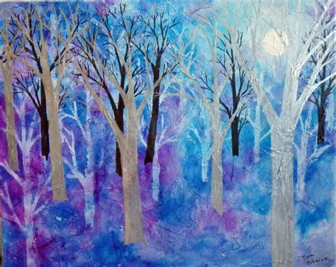 Acrylic Painting - Winter Solstice #2