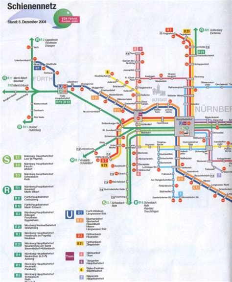 Nuremberg Metro Map - Map for the city of Nuremberg