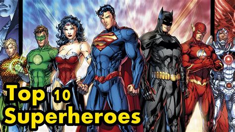 Top 10 Marvel And DC Superheroes - YouTube