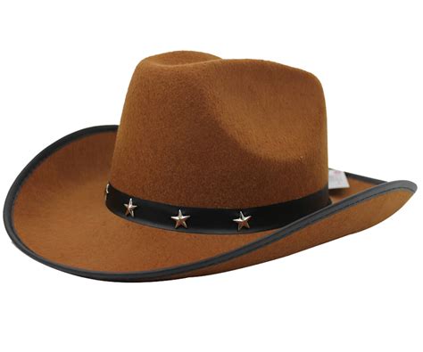 Brown Star Studded Cowboy Hat | Cazaar