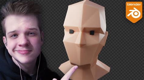 How to make Low poly FACES in BLENDER 3.1! - YouTube