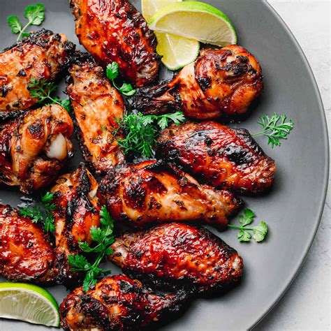 Thai BBQ Chicken Wings (Grill or Bake) | Posh Journal