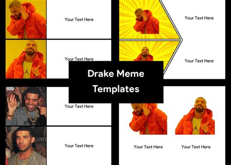 Free Drake Meme Template PowerPoint and Google Slides