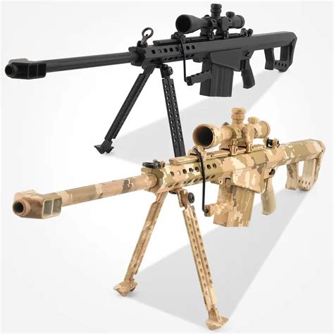 1:4 Alloy Assembly Simulation Gun Barrett Sniper Rifle Model Boy ...