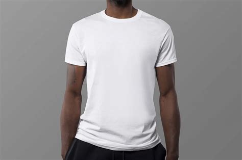 Black Man T-Shirt Mockup (PSD)