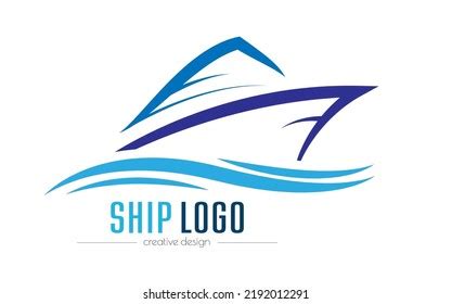 Ship Template Logo Sticker Stickers Labels Stock Vector (Royalty Free ...