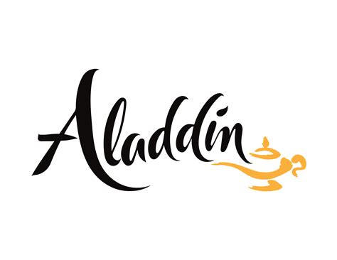 Aladdin Logo, Magical, Lamp, Middle Eastern, Genie PNG