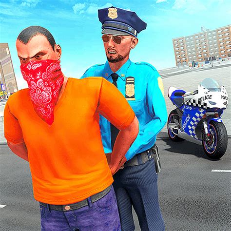 US Police Bike Chase 2019 Apk + data