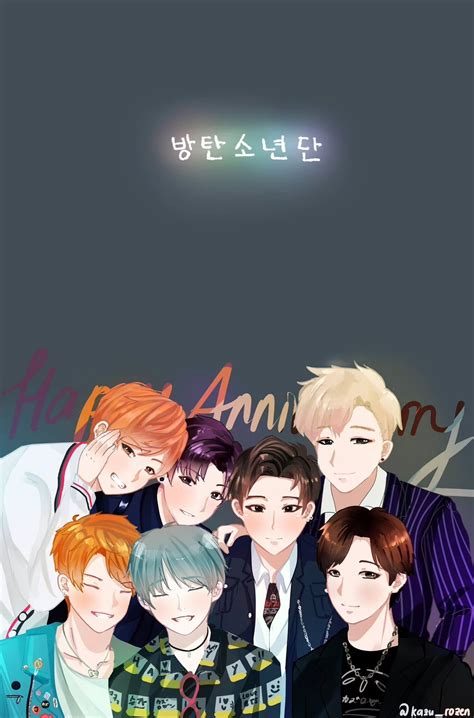 BTS Anime Wallpapers - Top Những Hình Ảnh Đẹp