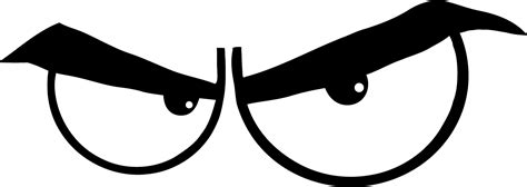 Cartoon Angry Eyes - Cliparts.co