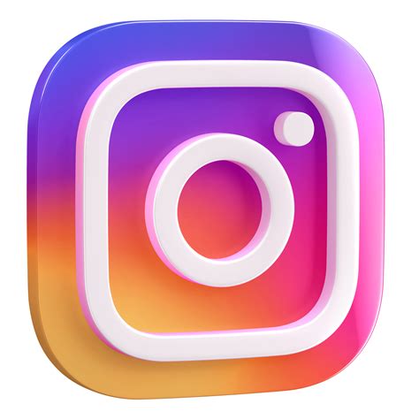 Instagram-Logo 3D-Illustration 12493083 PNG