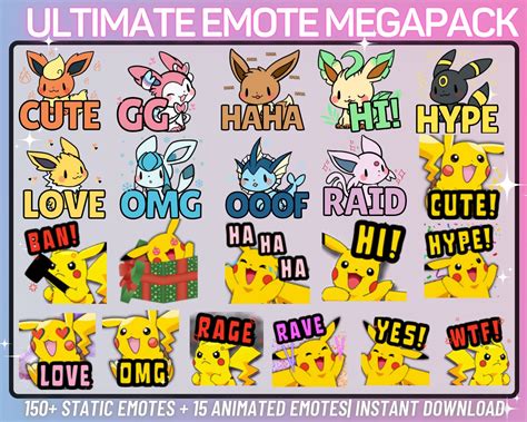 ULTIMATE Twitch Emote Megapack for Streamers, Twitch Emotes, Animated ...