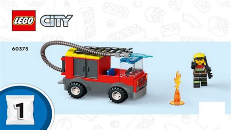 LEGO instructions - City - Fire - 60375 - Fire Station and Fire Engine ...