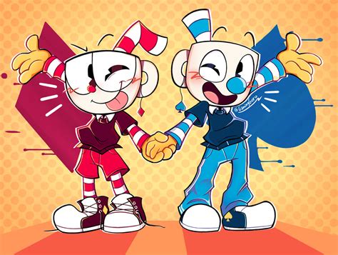 Cuphead and Mugman (zzDoritozz DTIYS) : . by GamingGoru on DeviantArt