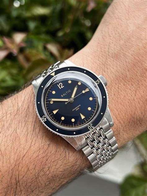 Baltic Aquascaphe Classic Blue Gilt — WATCH VAULT