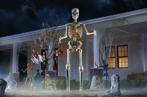 The 12-foot-tall skeletons from Home Depot are the new heroes of Halloween