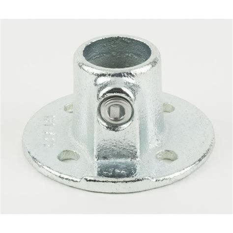 SteelTek 3/4-in Silver Galvanized Steel Structural Pipe Fitting Floor ...