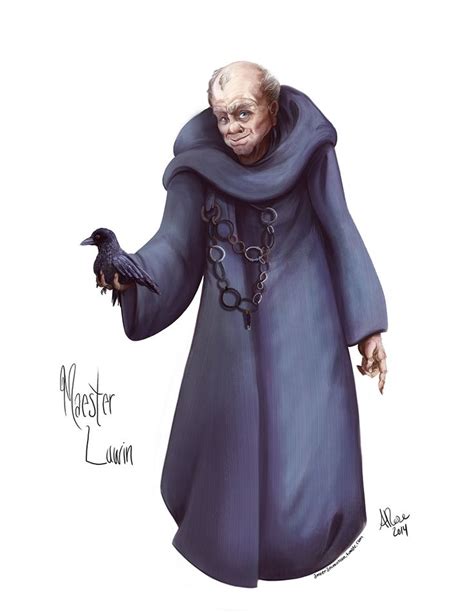 Maester Luwin by Amber, via tumblr | Game of thrones art, Maester luwin ...