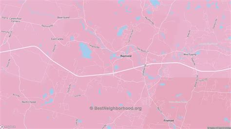 Raymond, NH Political Map – Democrat & Republican Areas in Raymond ...