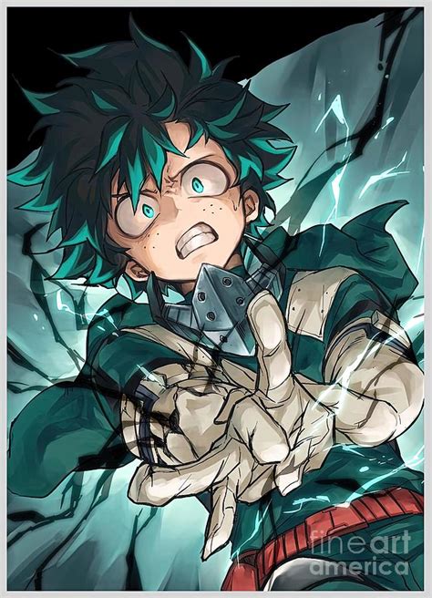 Deku Delaware Smash My Hero Academia Big Painting by Moore Tracy - Fine ...